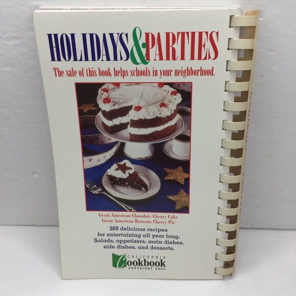 Vintage 2003 Holidays Parties Cookbook Easy Recipes From Home Economics Teachers - Picture 11 of 11